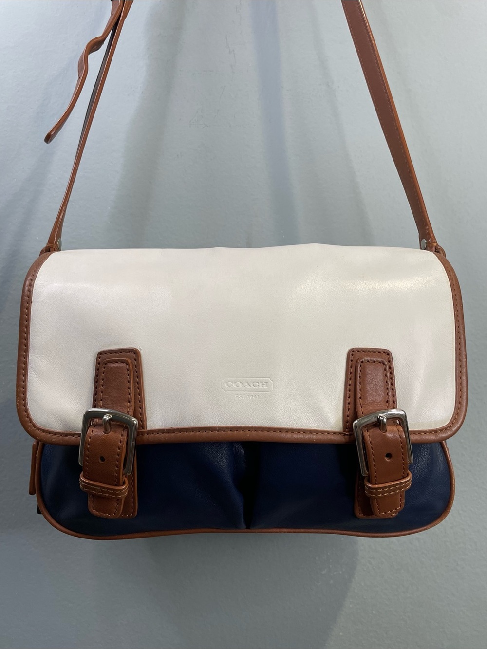 Coach Park color-block 2013 messenger bag